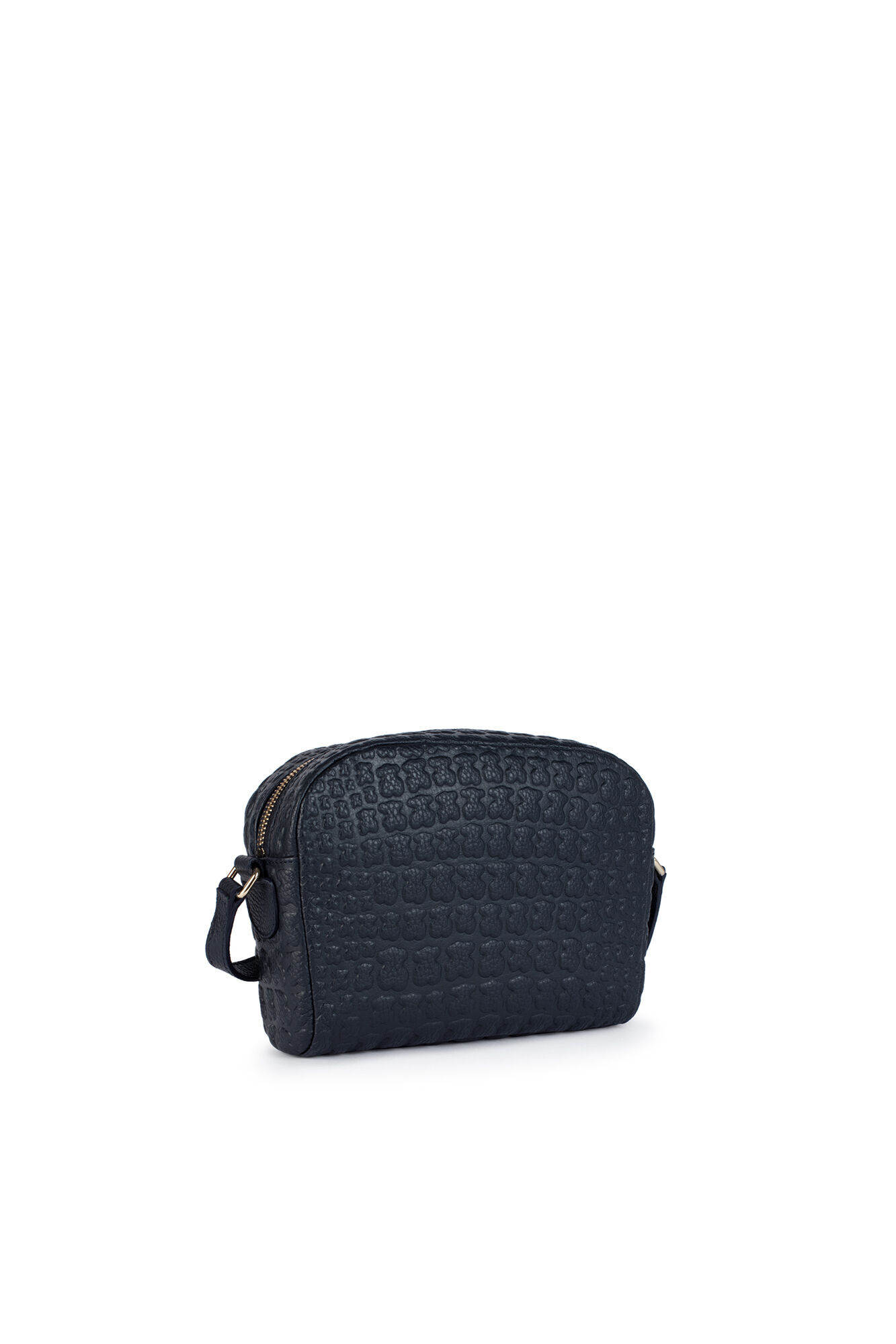 Tous Bandolera de piel azul marino Sherton Azul marino