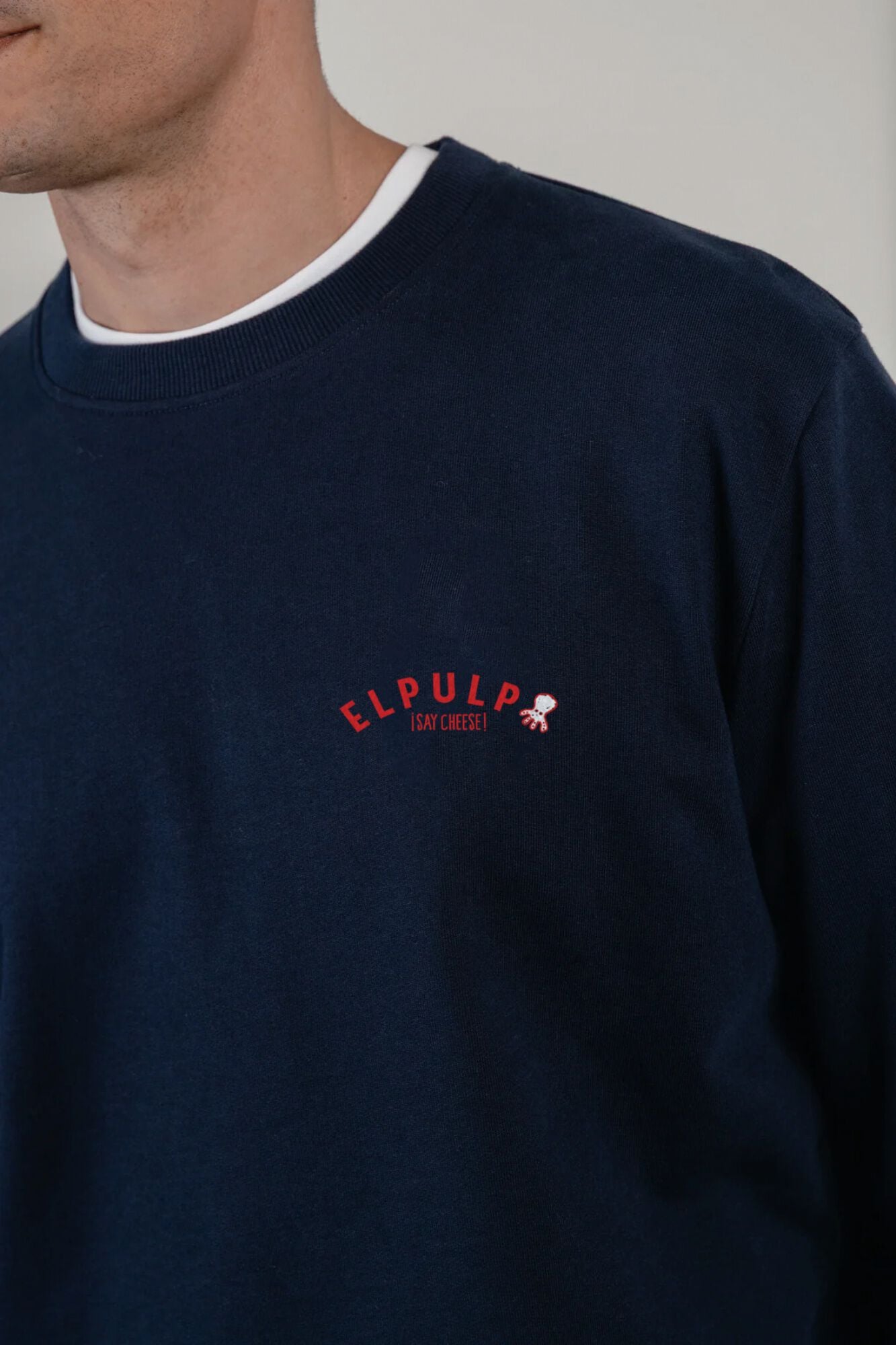 elPulpo Sweatshirt gola caixa