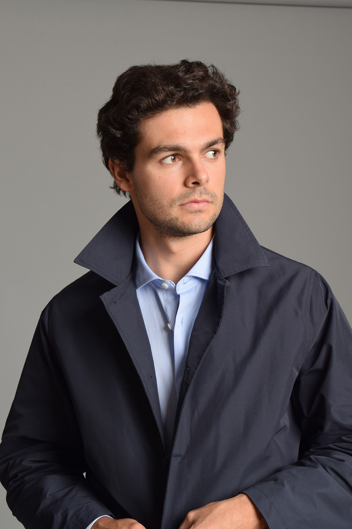 Cloking Gabardina Azul marino