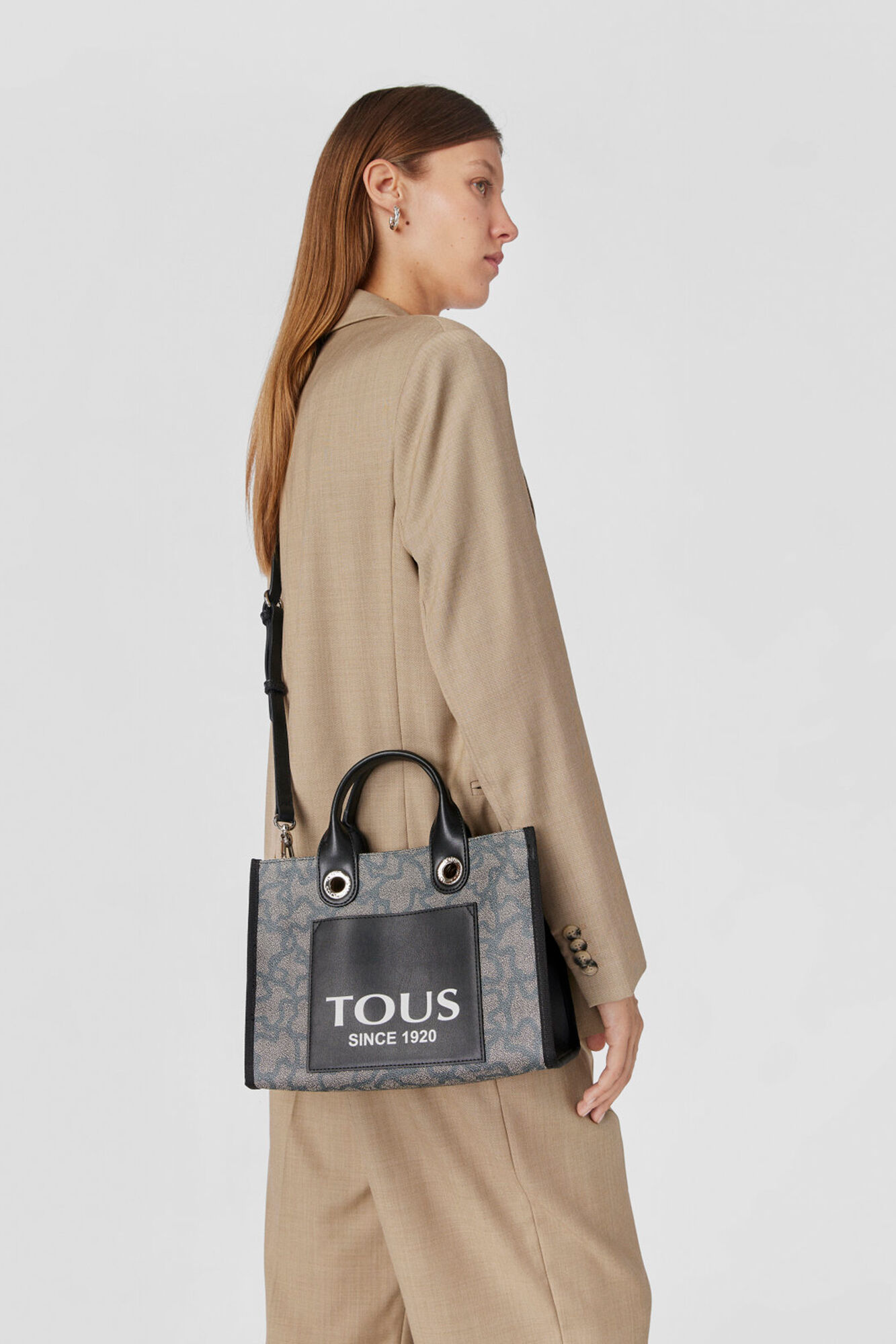 Tous Amaya Kaos Icon medium black shopper bag Black