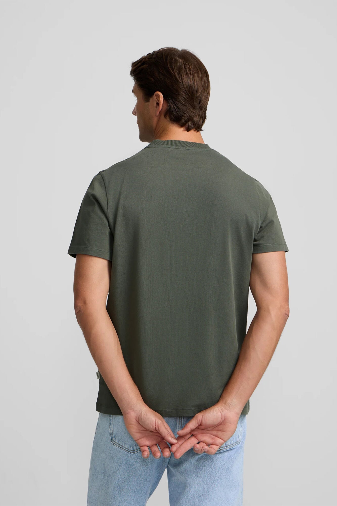 Silbon T-shirt Silbon patch tom sobre tom Verde