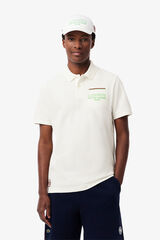 Lacoste Polo de manga curta Ecru