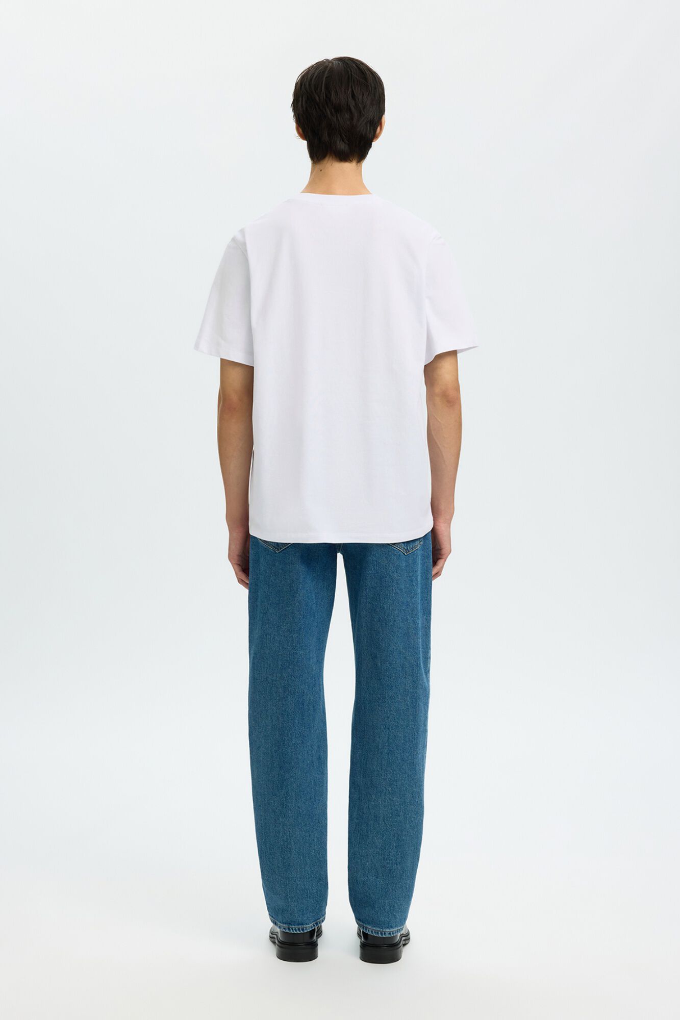 Selected Basic short sleeve T-shirt White