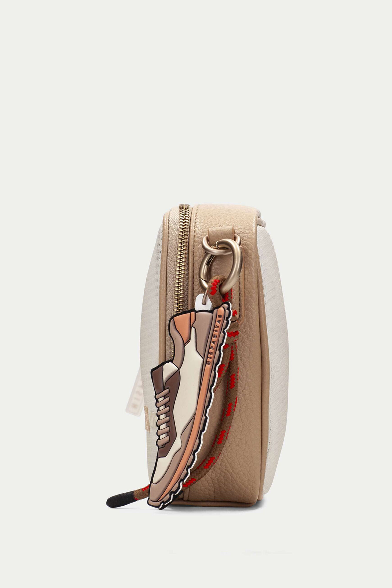 Hispanitas Mala a tiracolo retangular Castanho