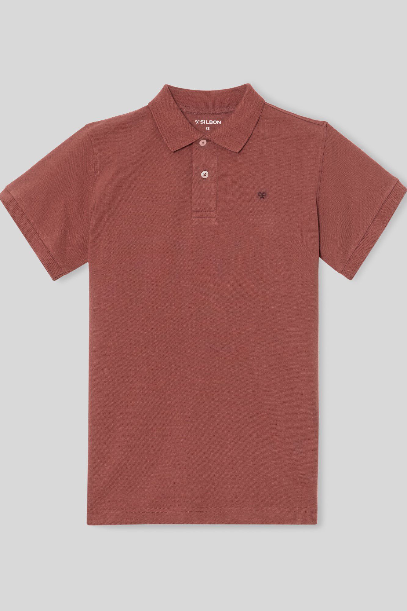 Silbon Polo trend burdeos Rojo