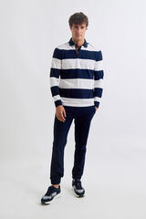 Williot Polo de Rugby Riscas Azul