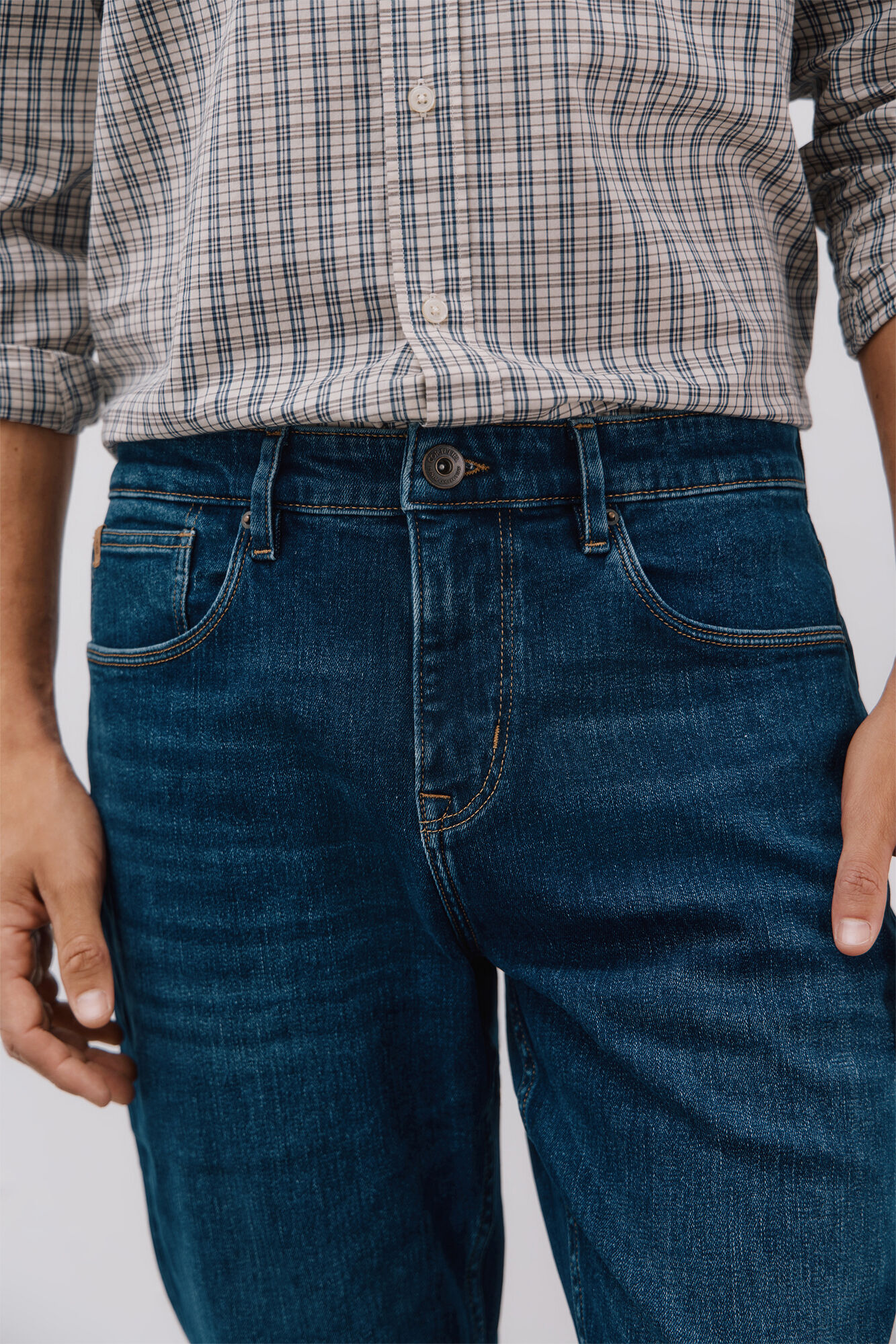 Cortefiel Jeans regular fit Azul