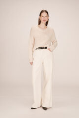 Grace & Mila Camisola b&aacute;sico com decote em V Tostado