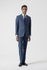 PuroEGO Traje micro punto tinta Azul