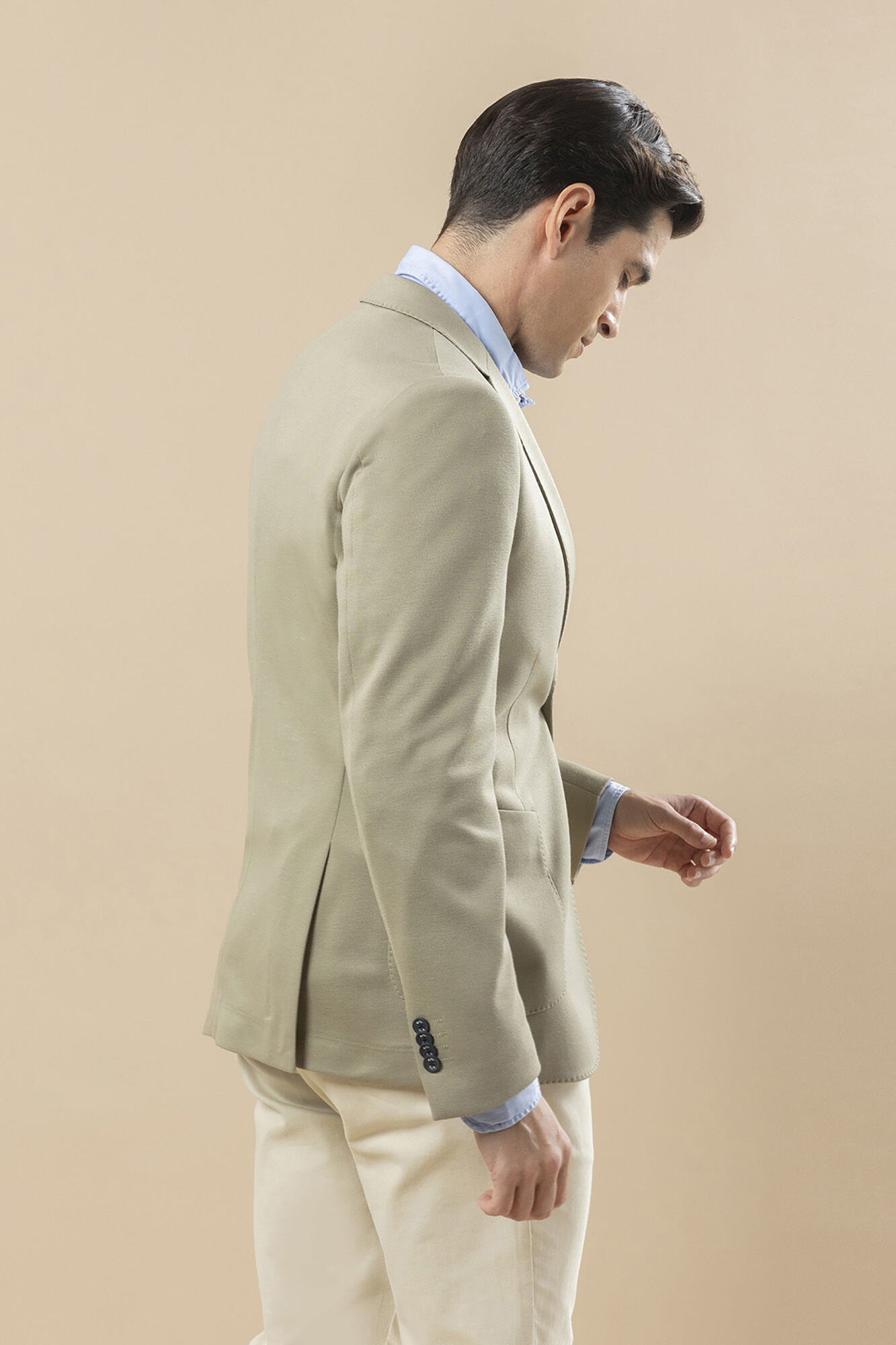 elPulpo Jersey-knit blazer Kaki