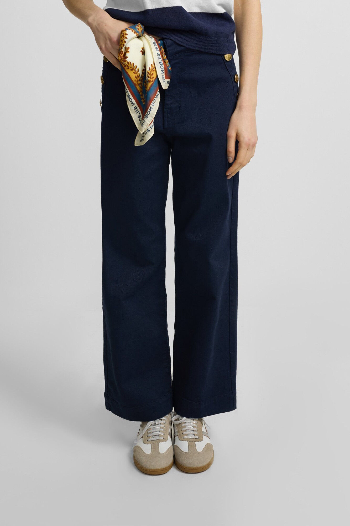 Silbon Cal&ccedil;a marinheira Azul