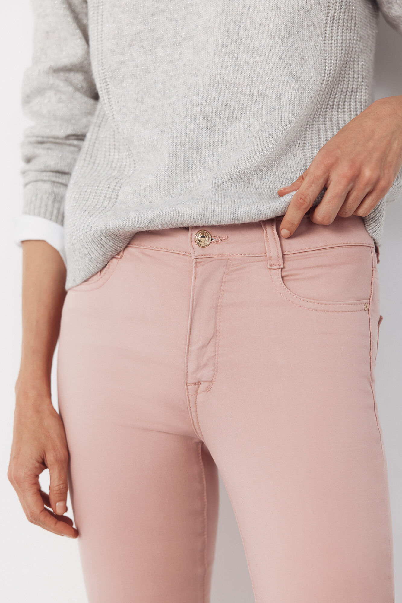 Cortefiel Jeans sensational color Pink