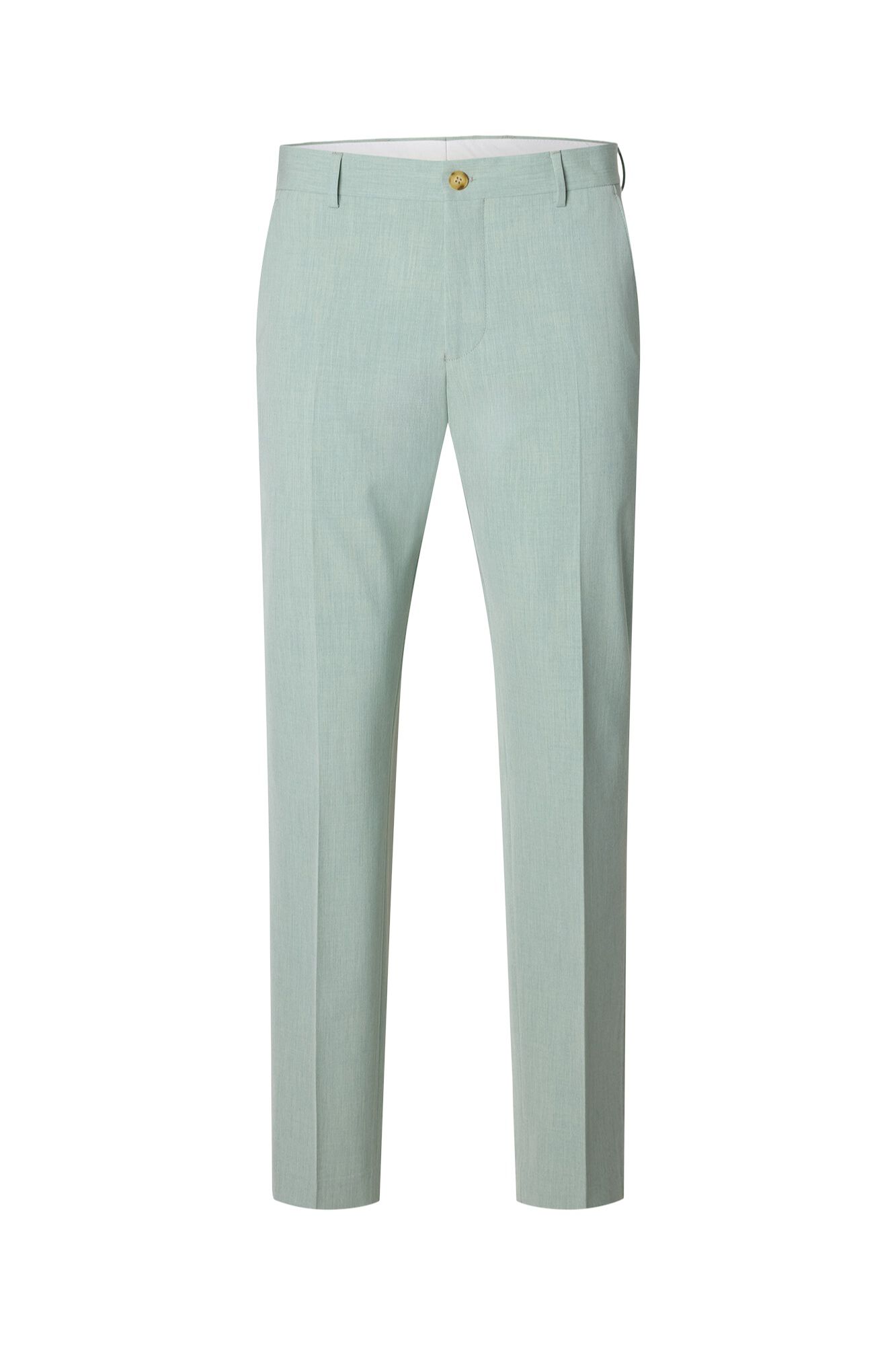Selected Cal&ccedil;a de alfaiataria Slim Fit Verde