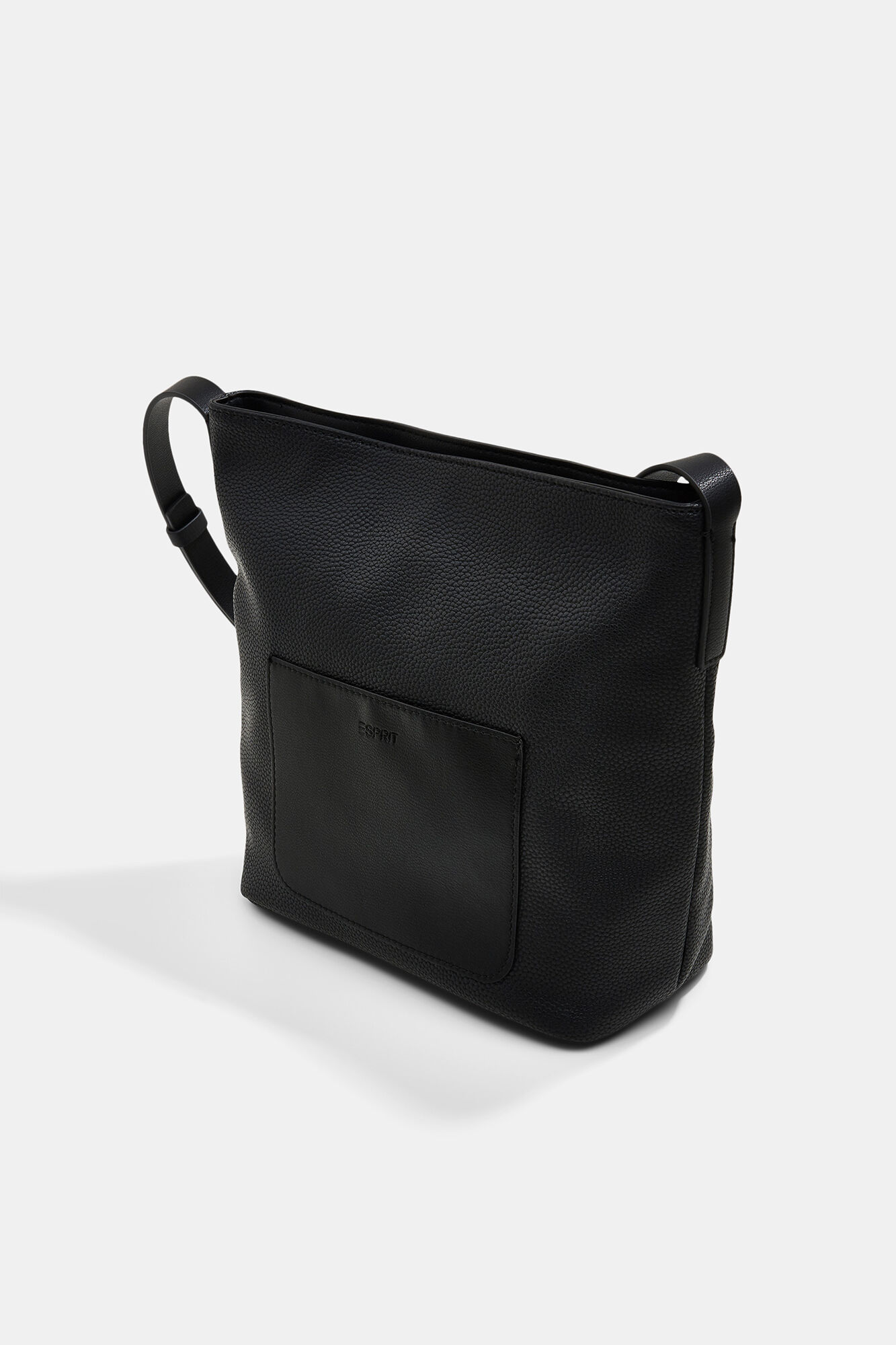 Esprit Two-tone faux leather crossbody bag Black