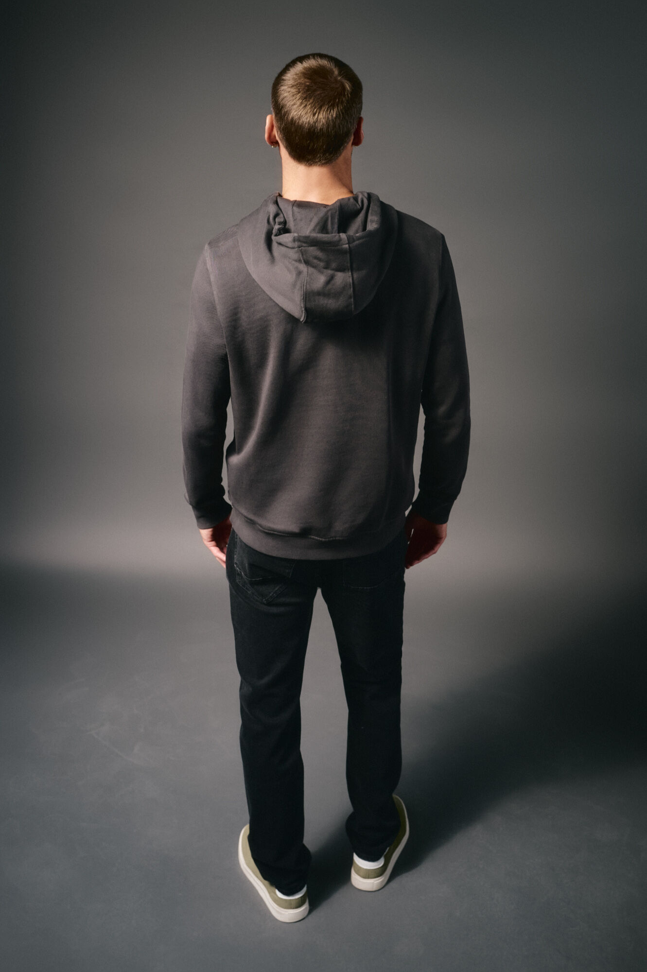 OOTO Sweatshirt com capuz Cinzento