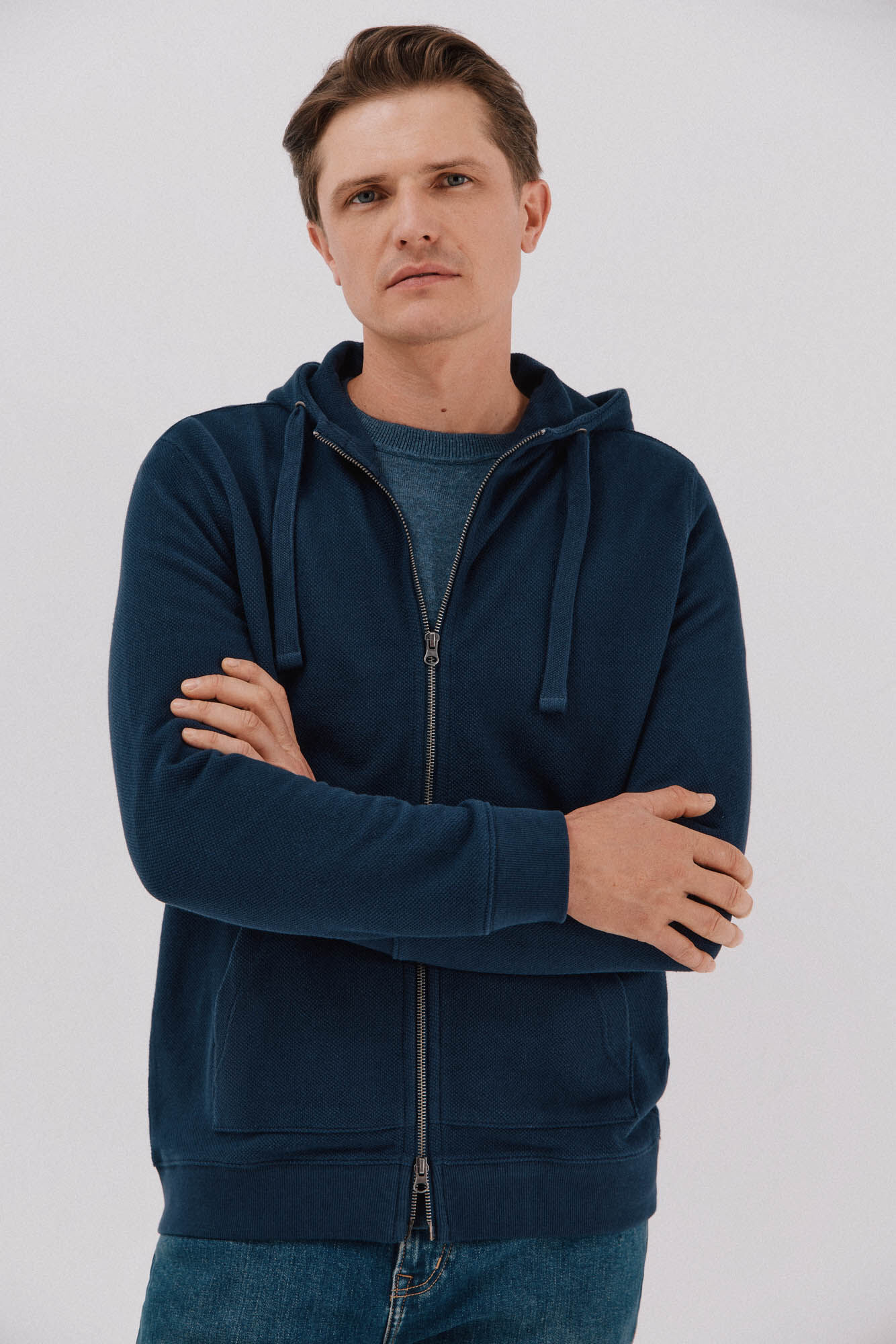 Cortefiel Hooded cardigan