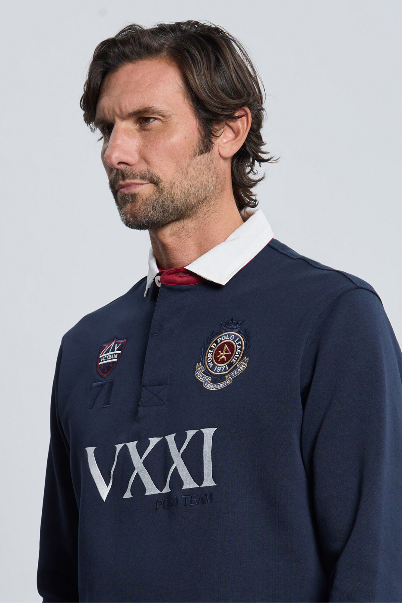 Valecuatro Escudo azul marinho Rugby Valecuatro