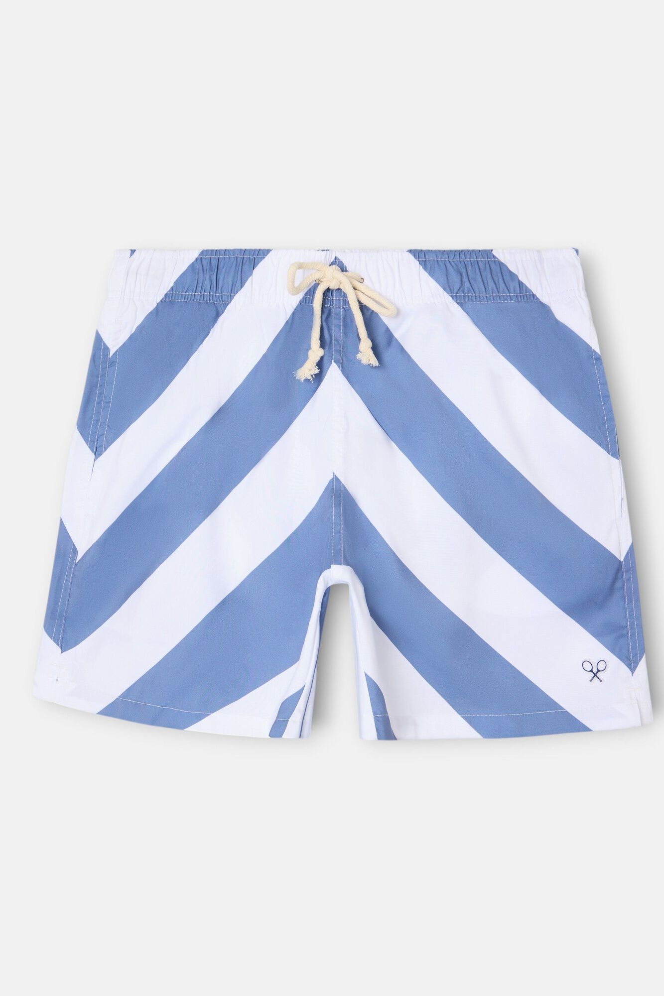 Silbon Ba&ntilde;ador franjas Estampado azul