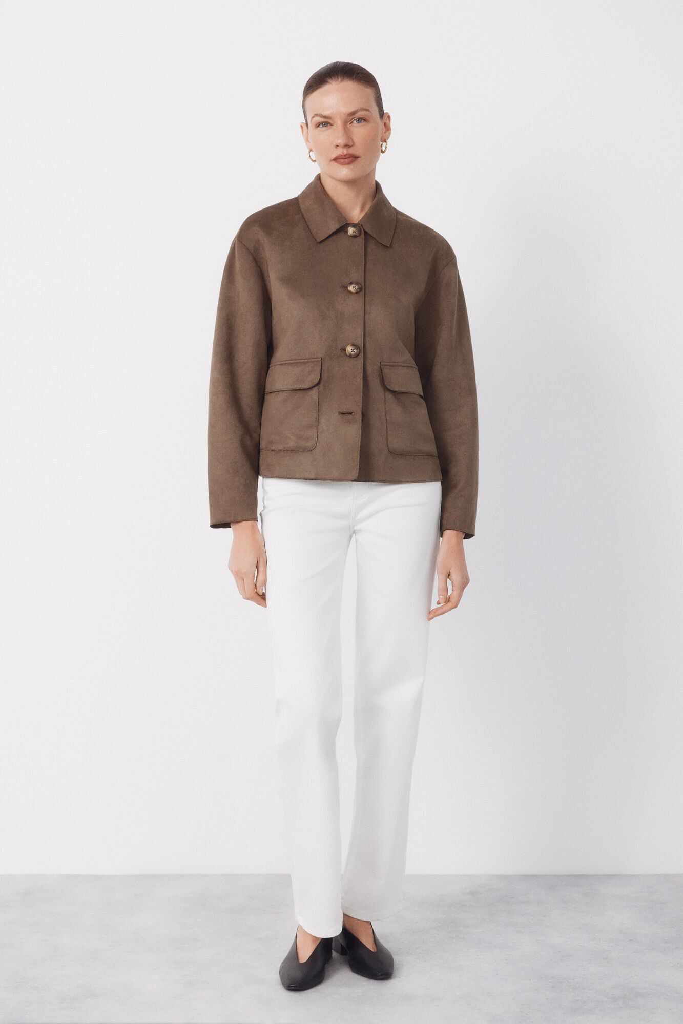 Cortefiel Chaqueta tejido efecto ante