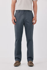 Cortefiel Print regular chinos Dark grey