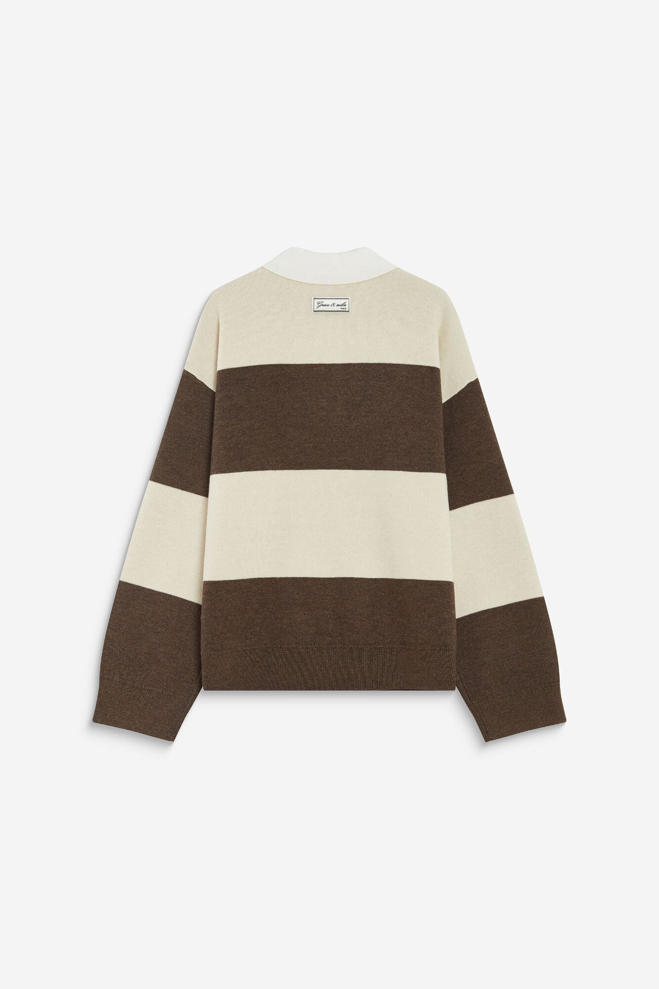 Grace & Mila Jersey estilo polo Astre Estampado beige