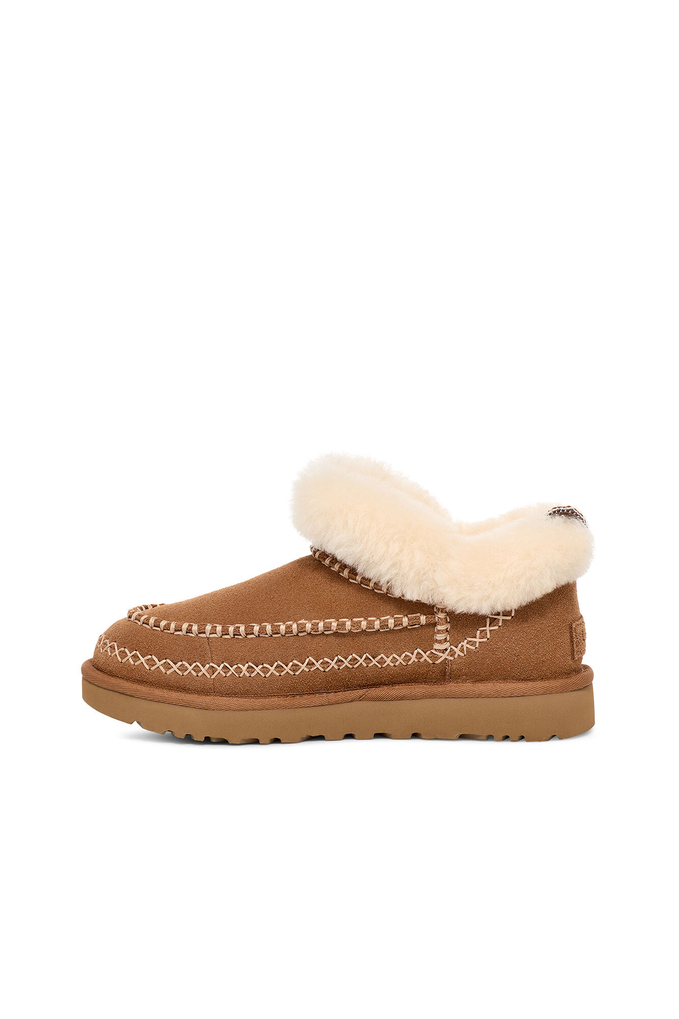 Ugg Bota feminina cl&aacute;ssica Ultra Mini Alpine Castanho