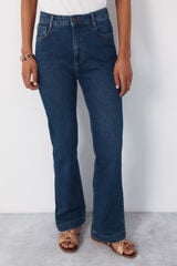 Cortefiel Jeans Bootcut Blue
