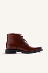Gioseppo Botins de pele Castanho