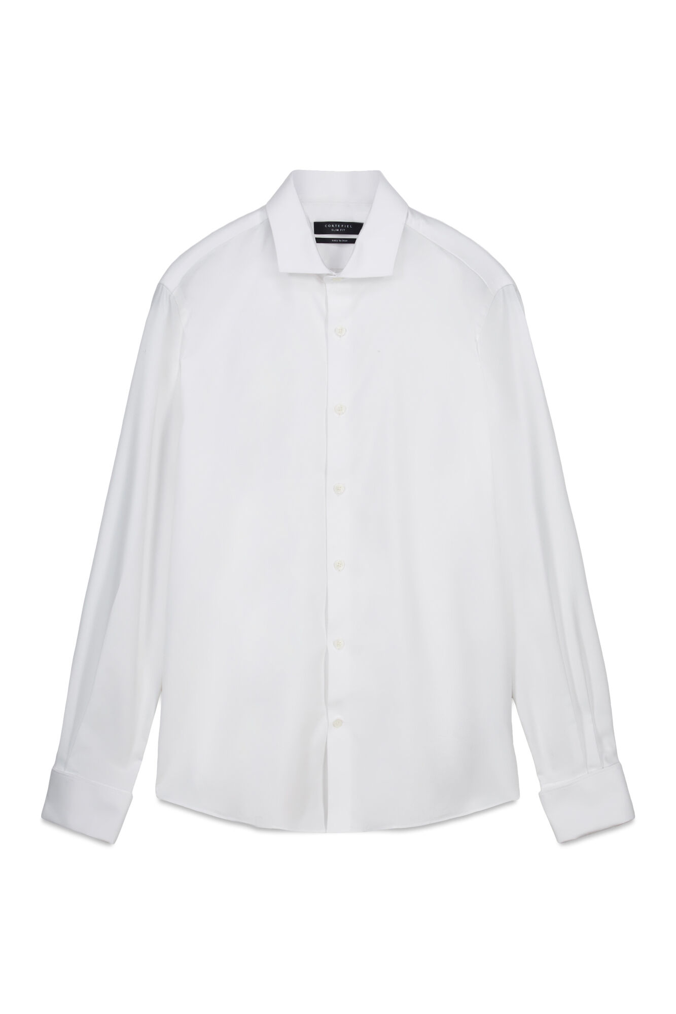 Cortefiel Slim fit easy iron cuff shirt with twin cuffs