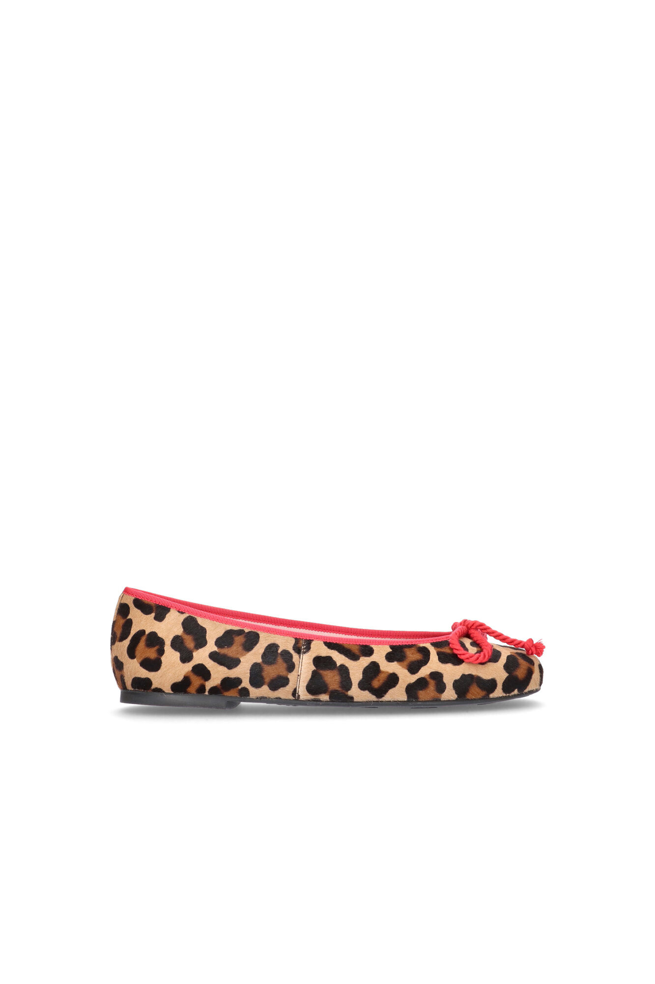 Pretty Ballerinas Rosario animal-print ballerinas Black