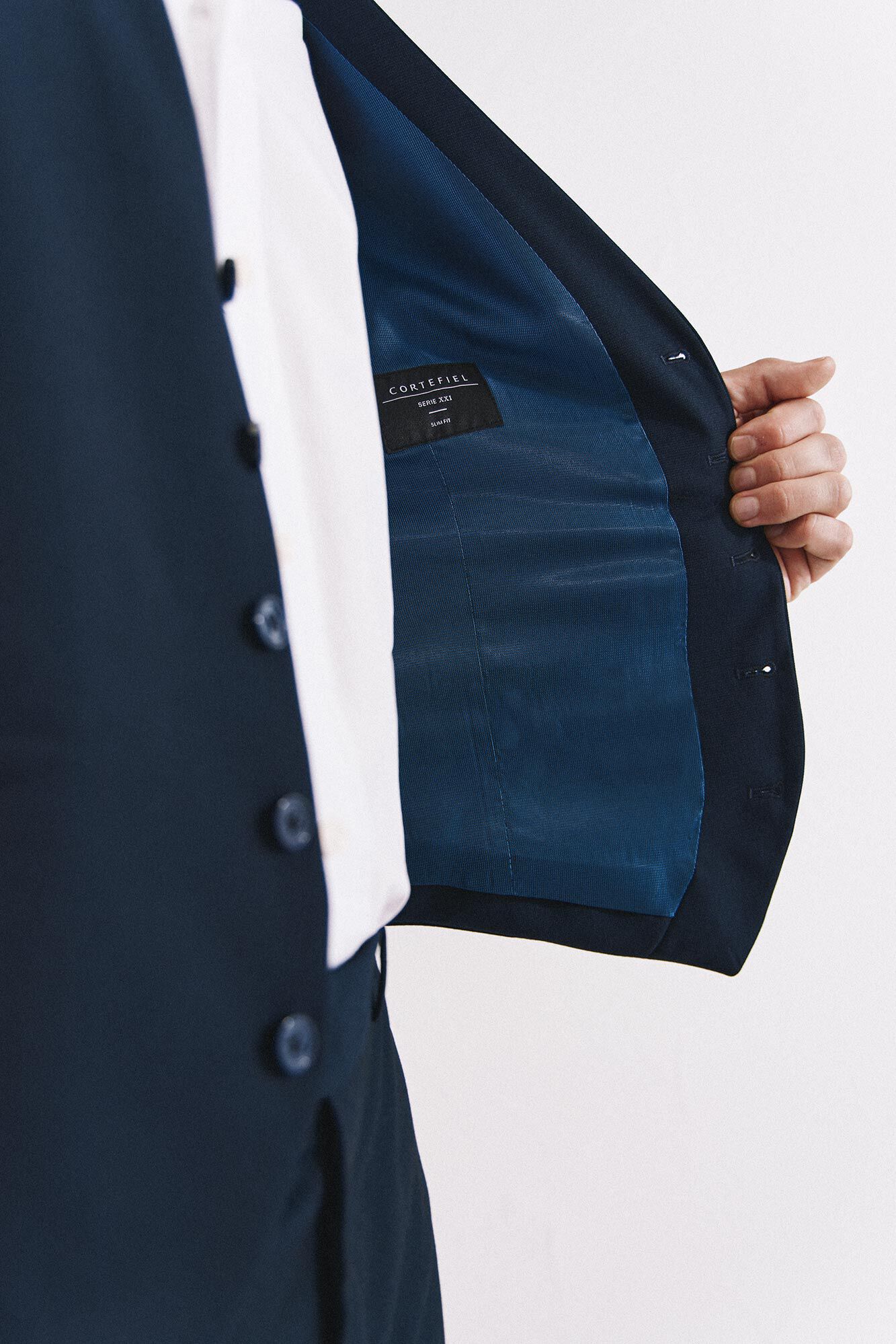 Cortefiel Structured vest series xxi Navy