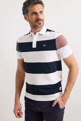 Williot Polo &agrave;s riscas Original Multicolorido