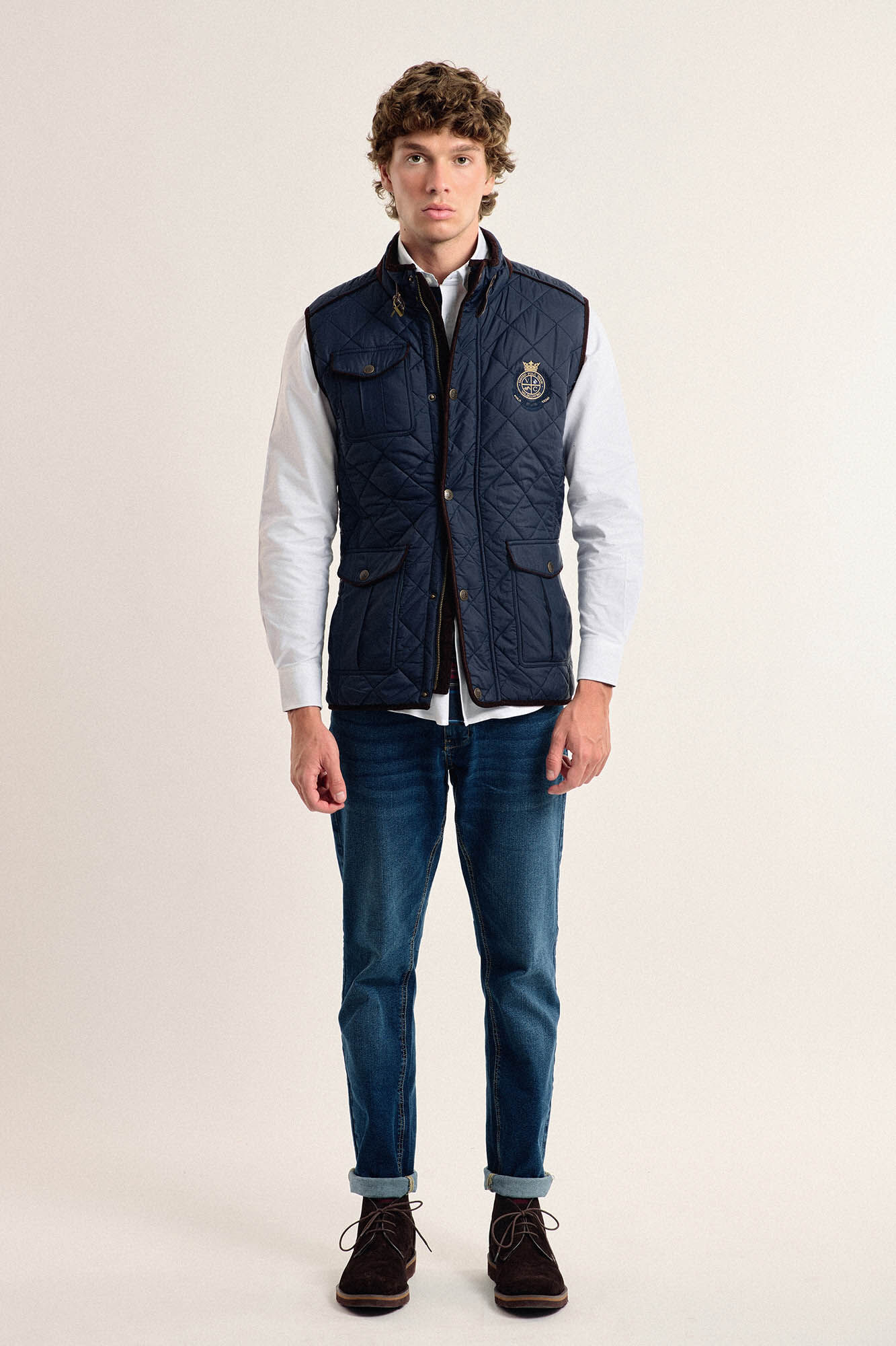 Valecuatro Chaleco husky color azul marino Valecuatro Azul marino