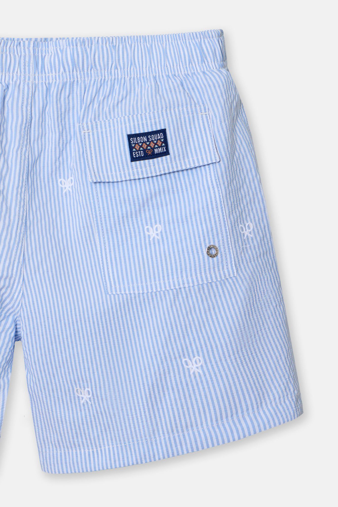 Silbon Ba&ntilde;ador rayas Azul