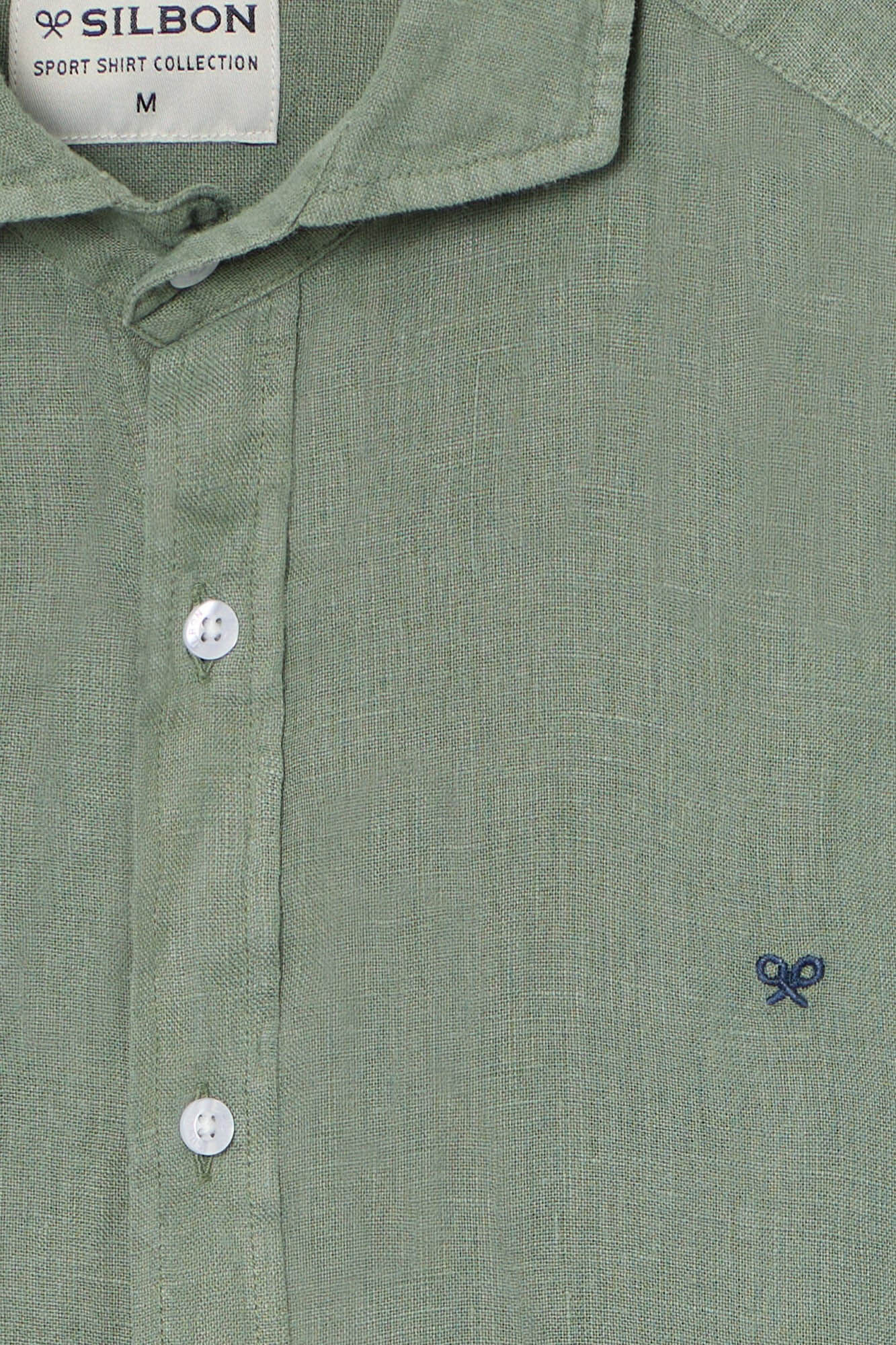 Silbon Camisa sport ligera Verde