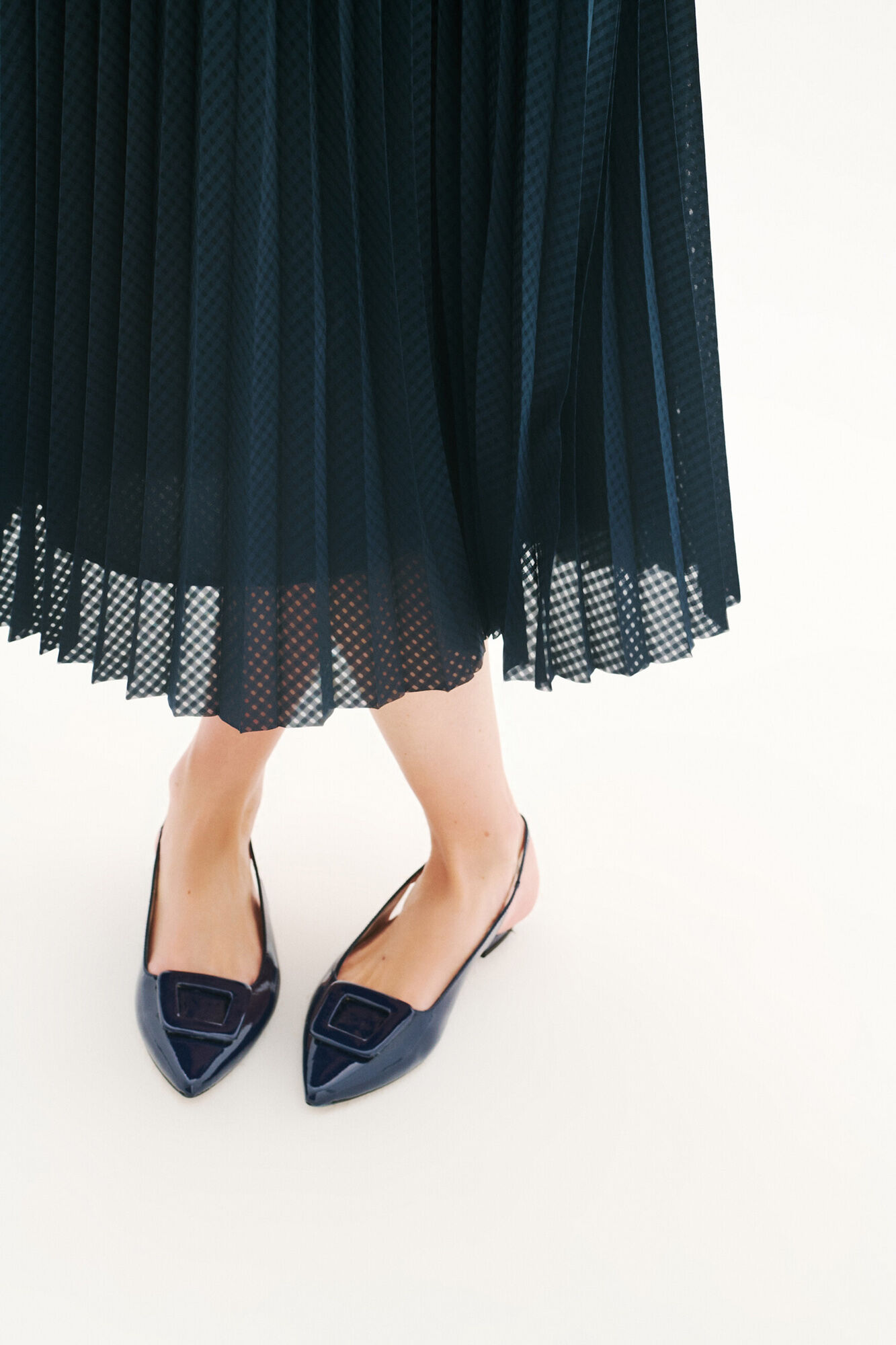 Caroll Saia plissada