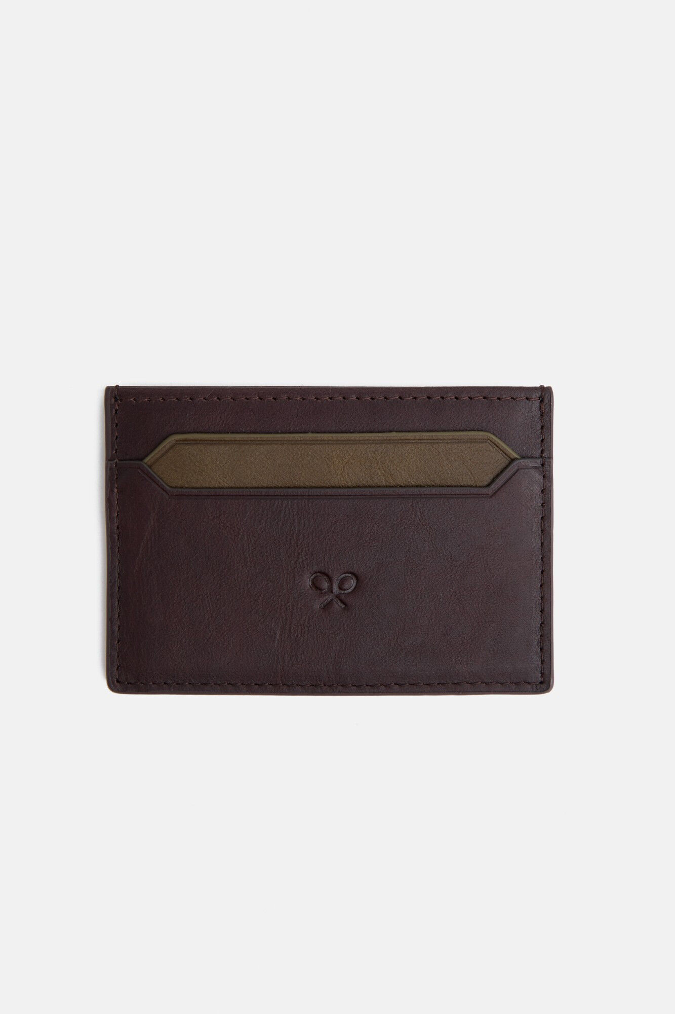 Silbon Leather card holder Multicolour