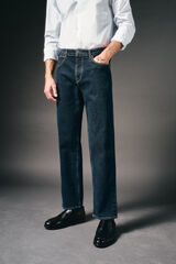 OOTO Pantalón vaquero straight fit Azul marino