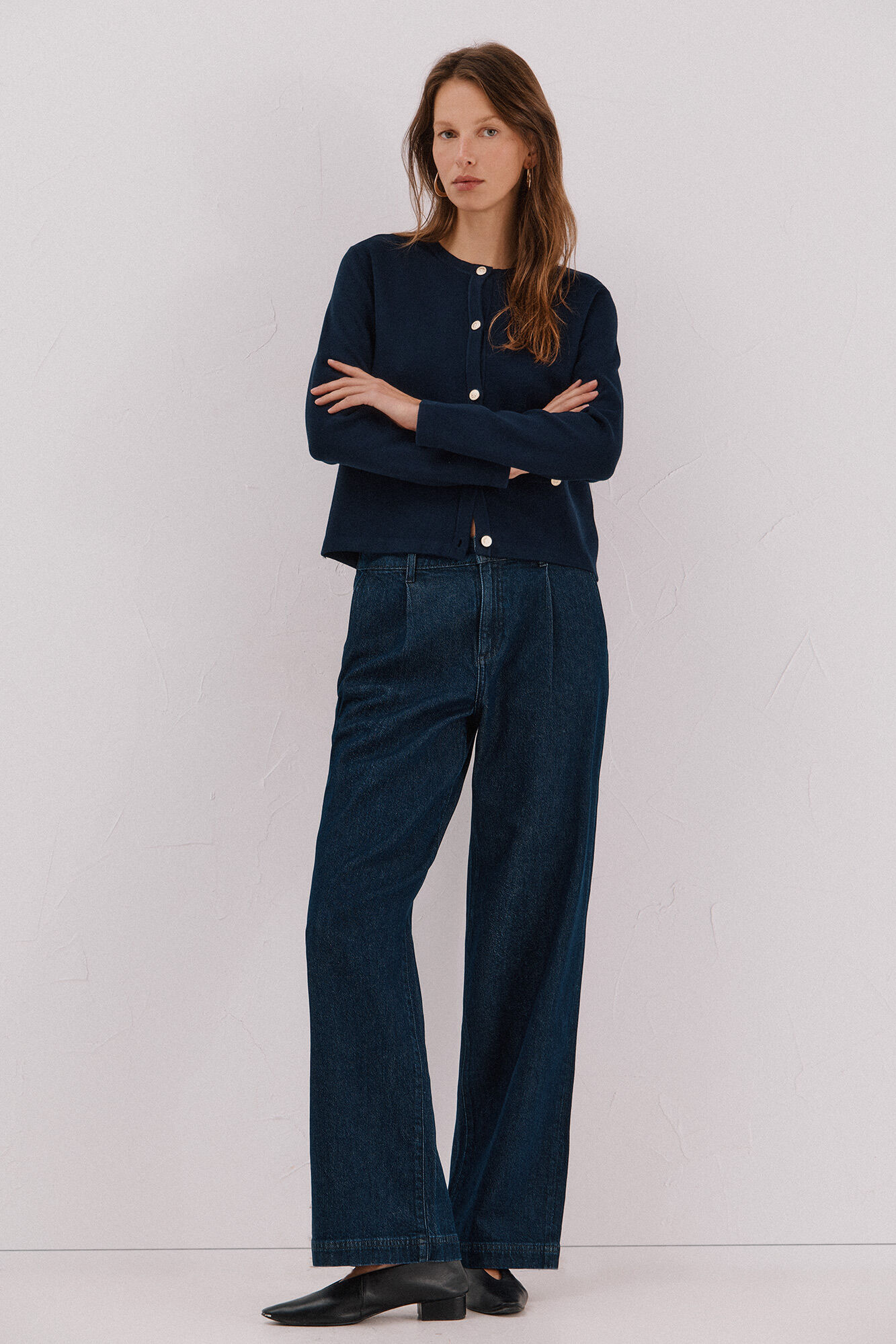 Cortefiel Chaqueta b&aacute;sica punto