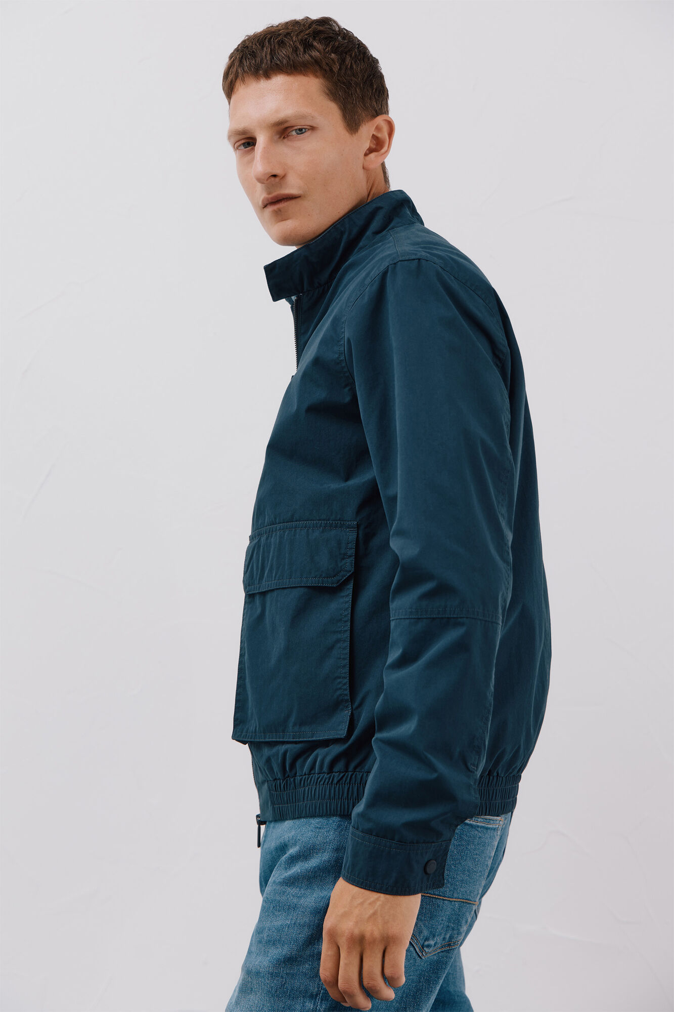 Cortefiel Casual lightweight jacket Navy
