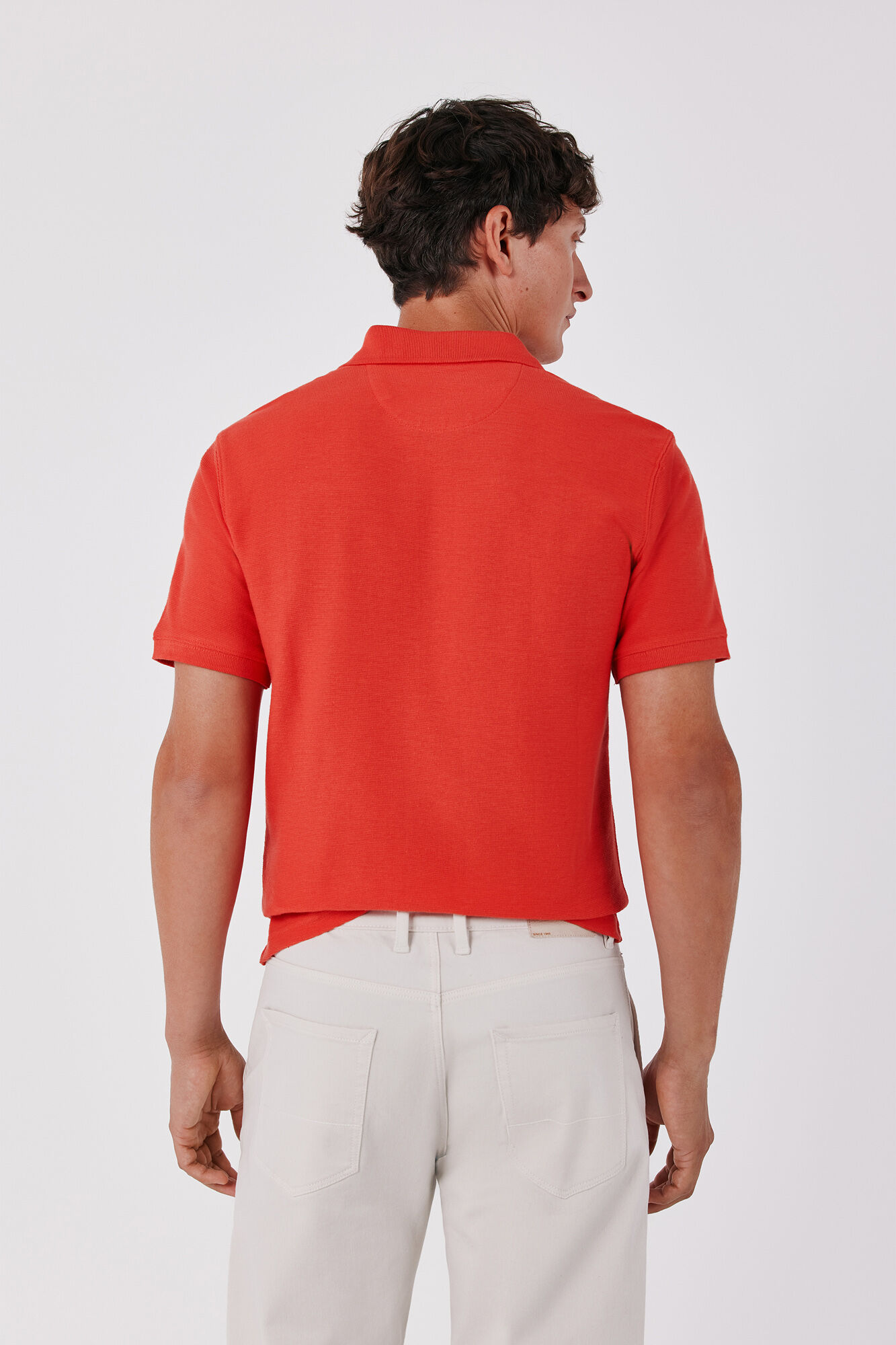 Cortefiel Polo shirt link structure Coral