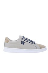 Cortefiel Contrast lace-up trainer Ivory