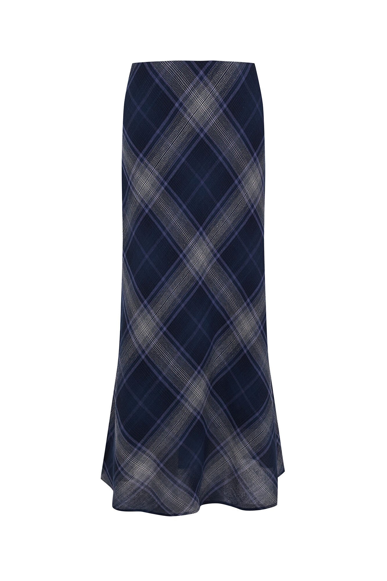Cortefiel Plaid midi skirt Multicolour