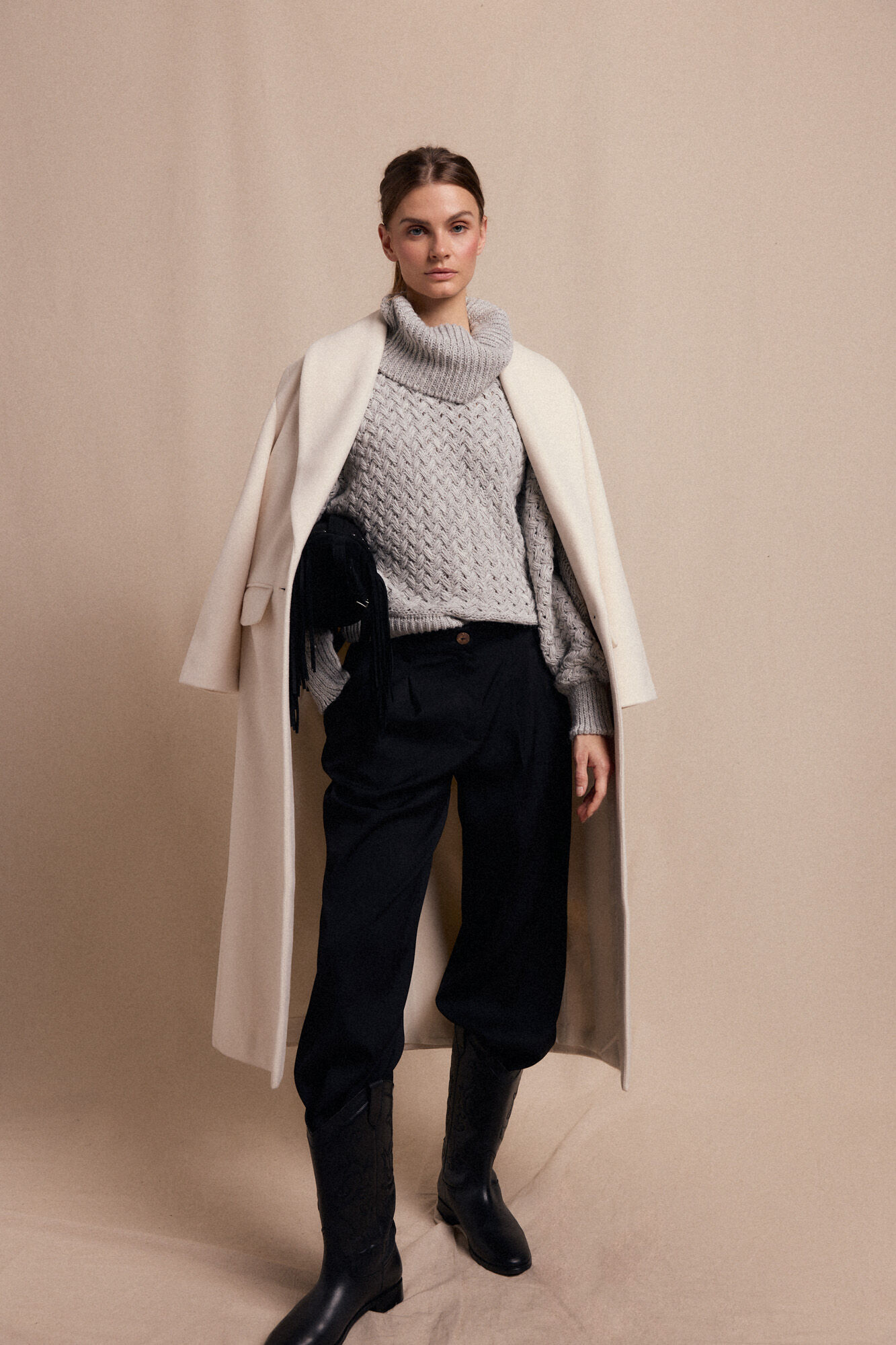 Slowlove Cal&ccedil;as plissadas