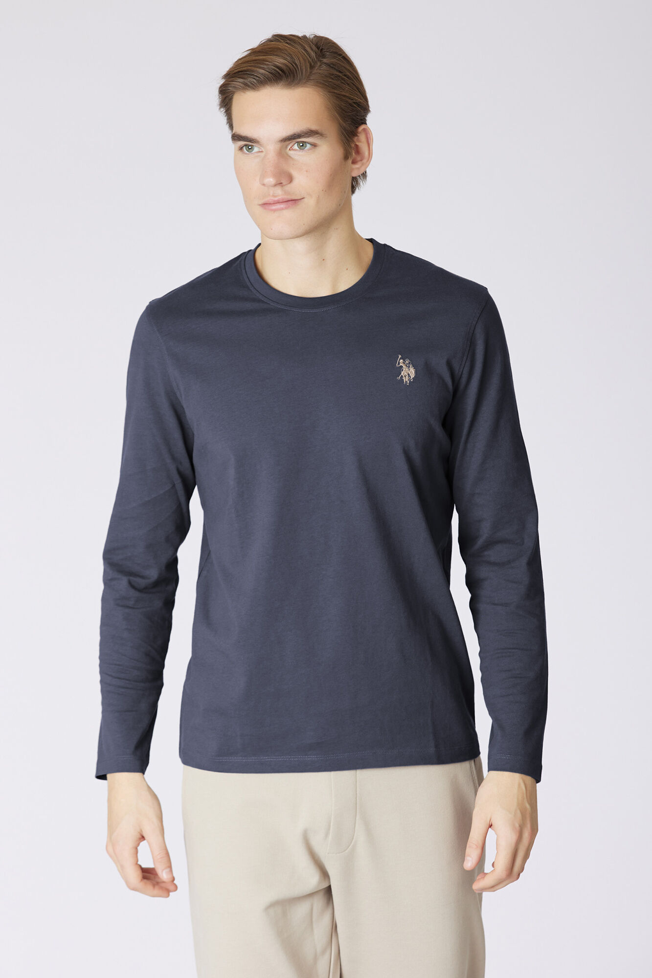 Us Polo T-shirt manga manga Joel