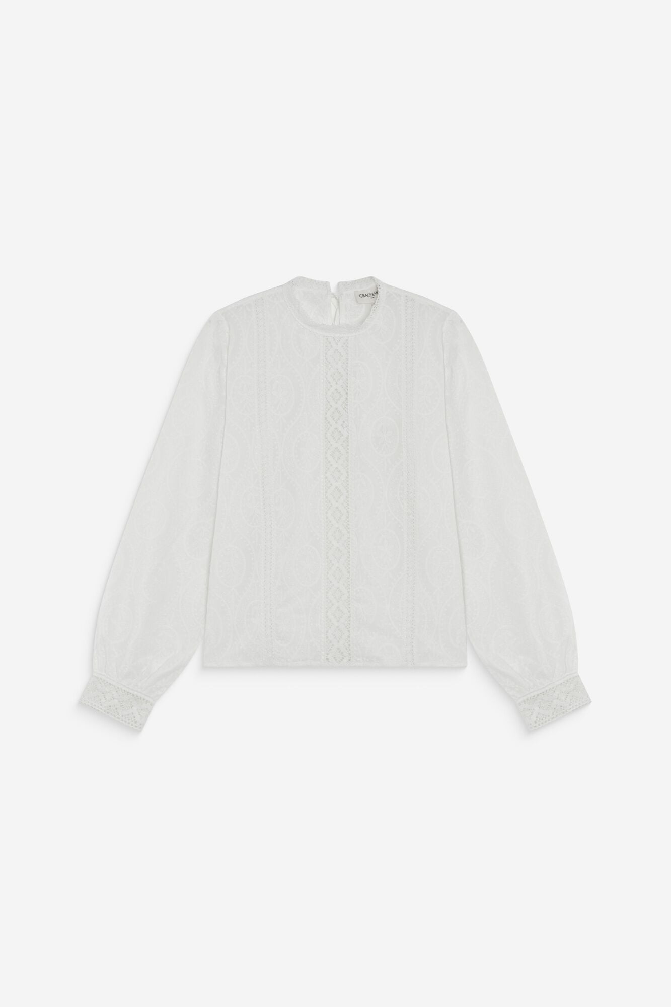 Grace & Mila Blusa de corte reto Abigail Branco