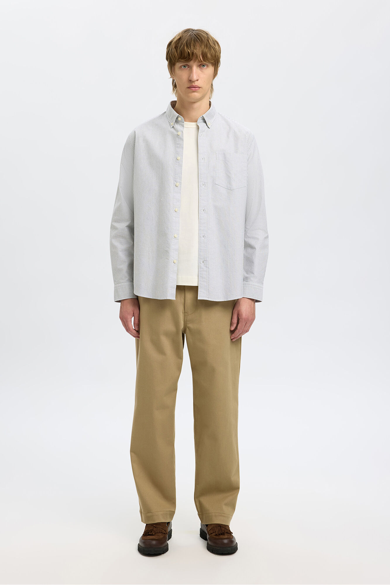 Selected Camisa Oxford Regular Fit.