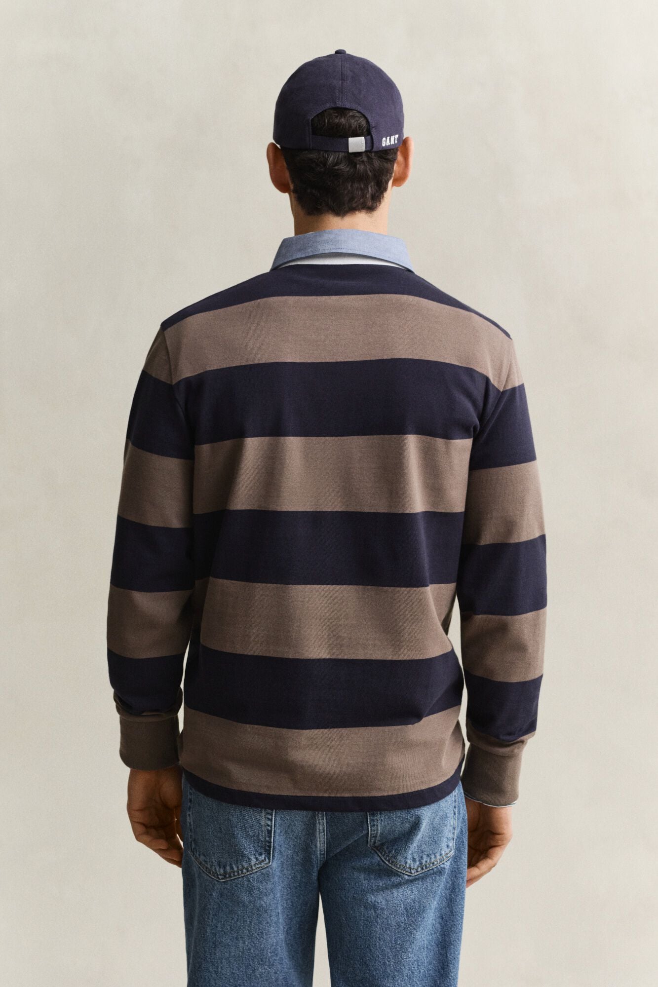 Gant Polo rugby cl&aacute;ssico Tostado