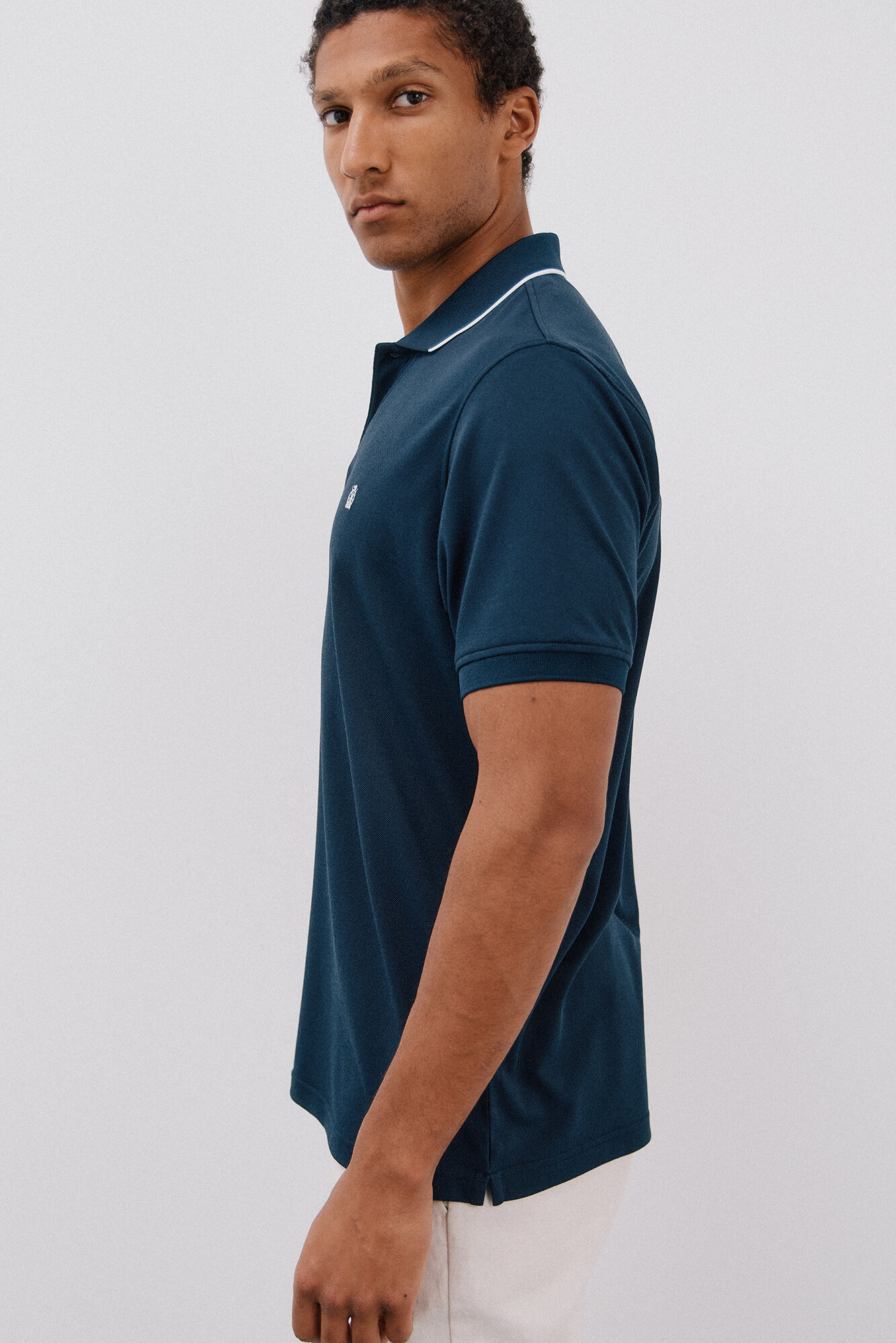 Cortefiel Coolmax&reg; polo  Navy