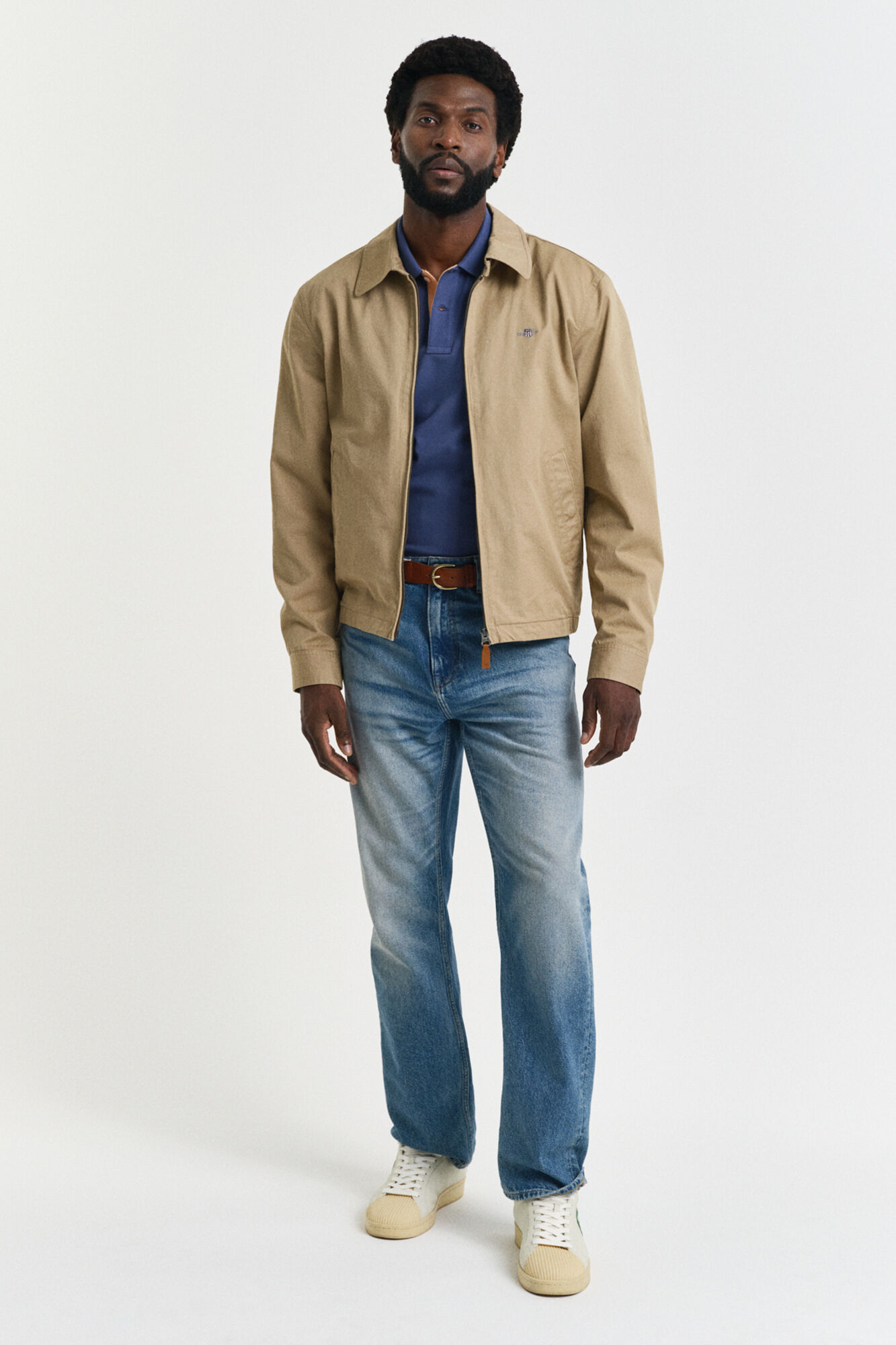 Gant Polo piqu&eacute; contrastante Azul